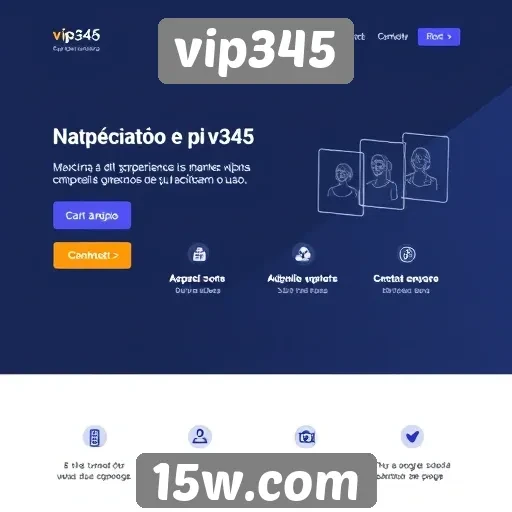 Experiência do usuário no site vip345